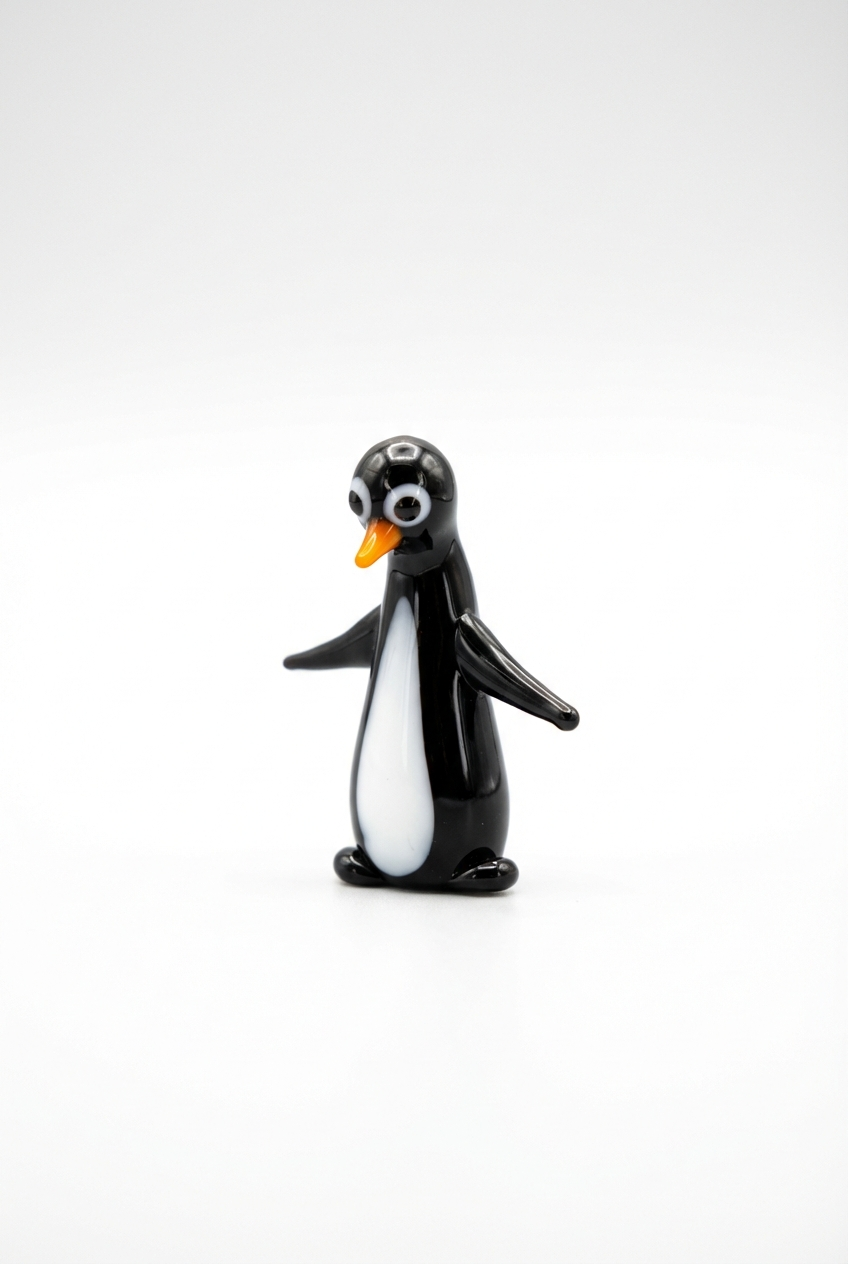 Pinguin Glasfigur