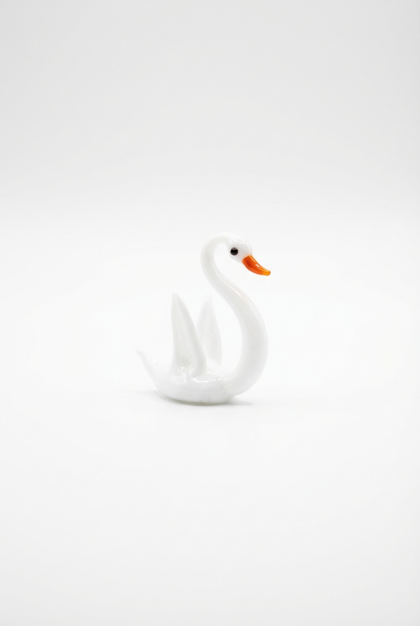 Schwan Glasfigur