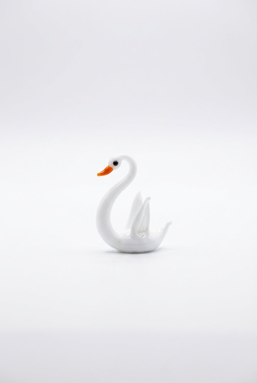 Schwan Glasfigur