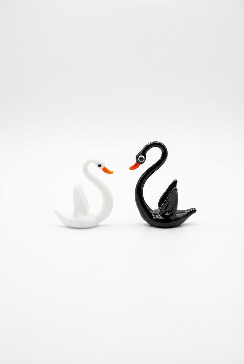 Schwan Glasfigur