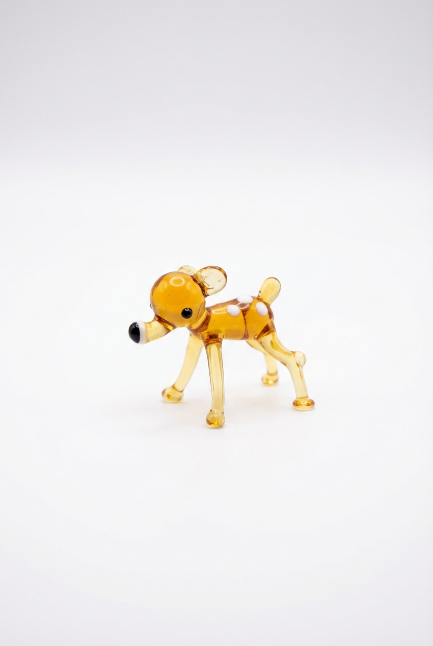 Bambi Hirsch Glasfigur