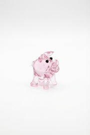 Schwein Glasfigur