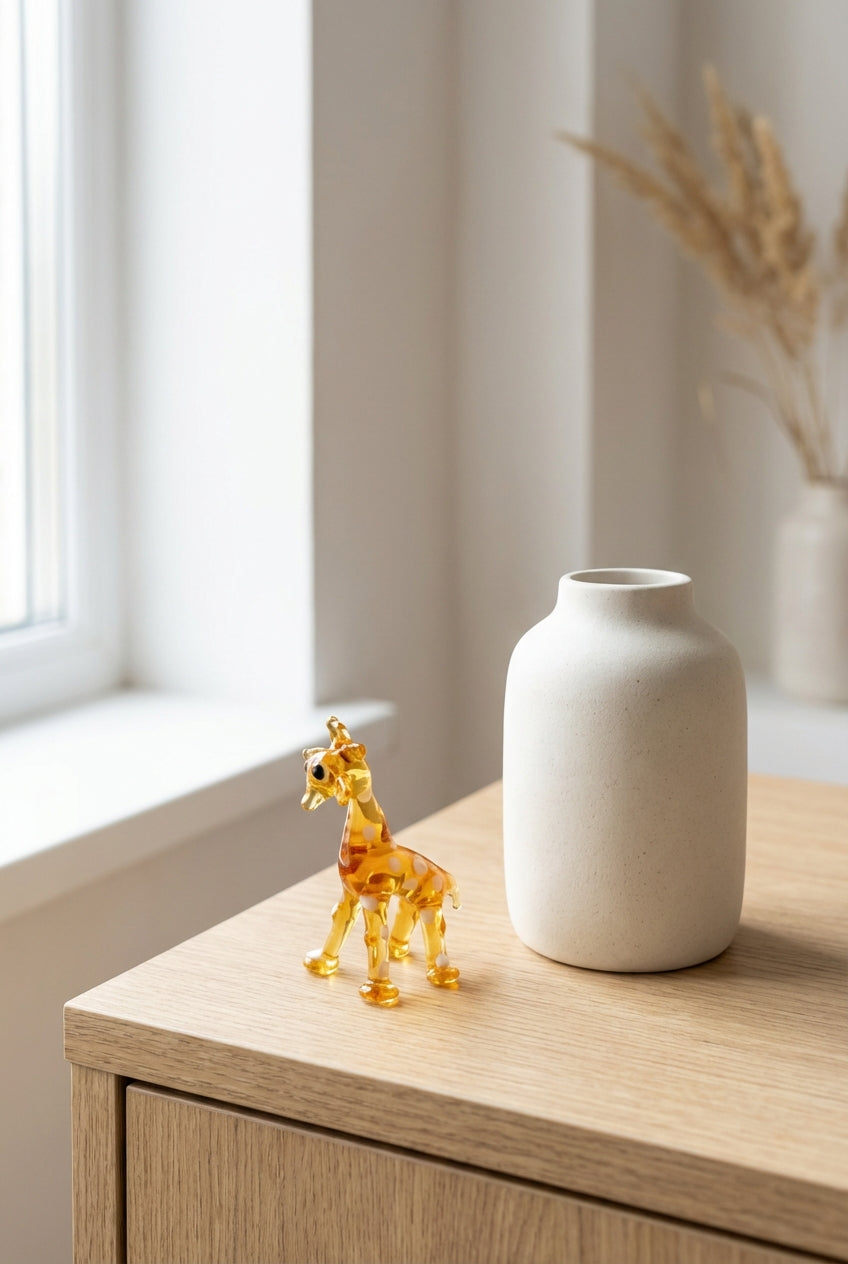 Giraffe Glasfigur