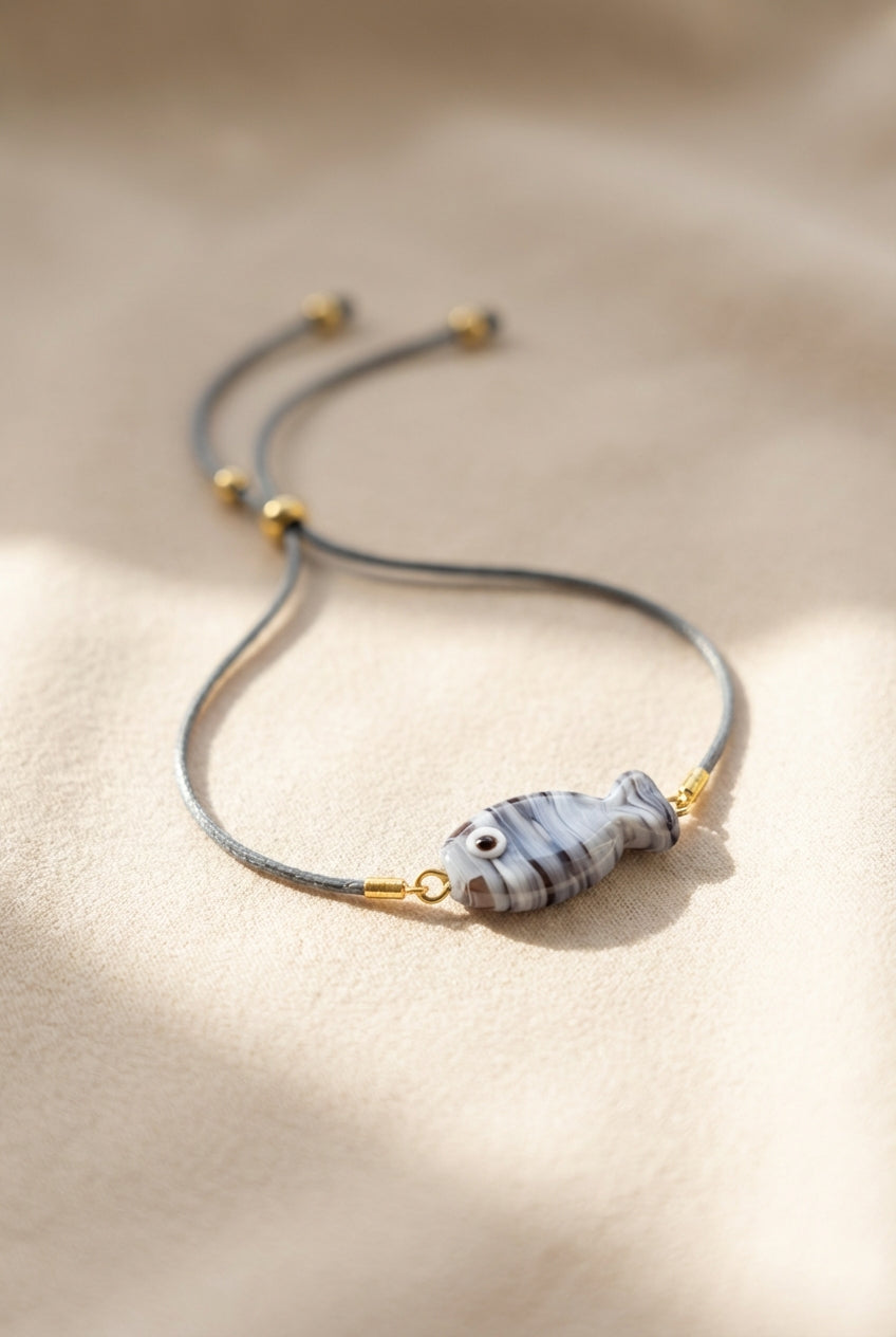 Violett Fisch Armband