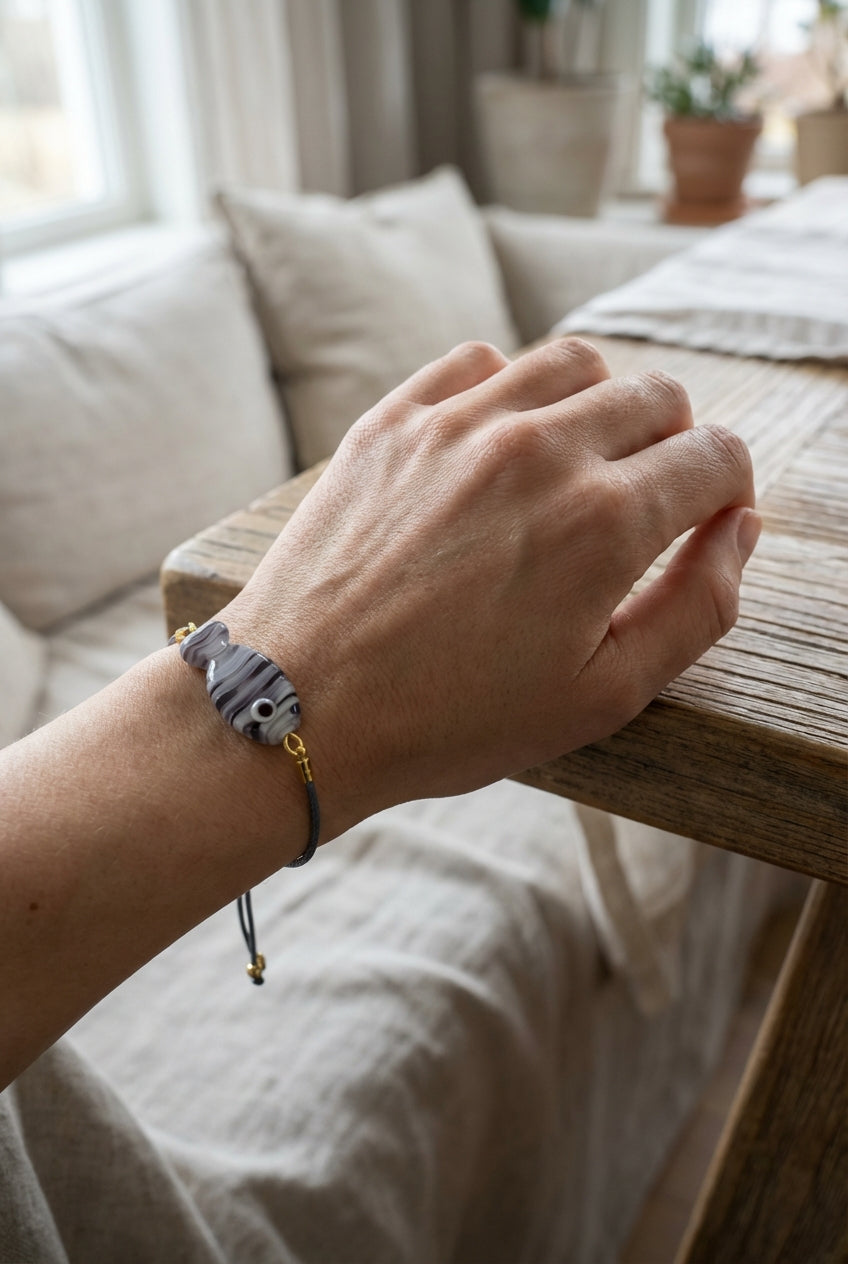 Violett Fisch Armband