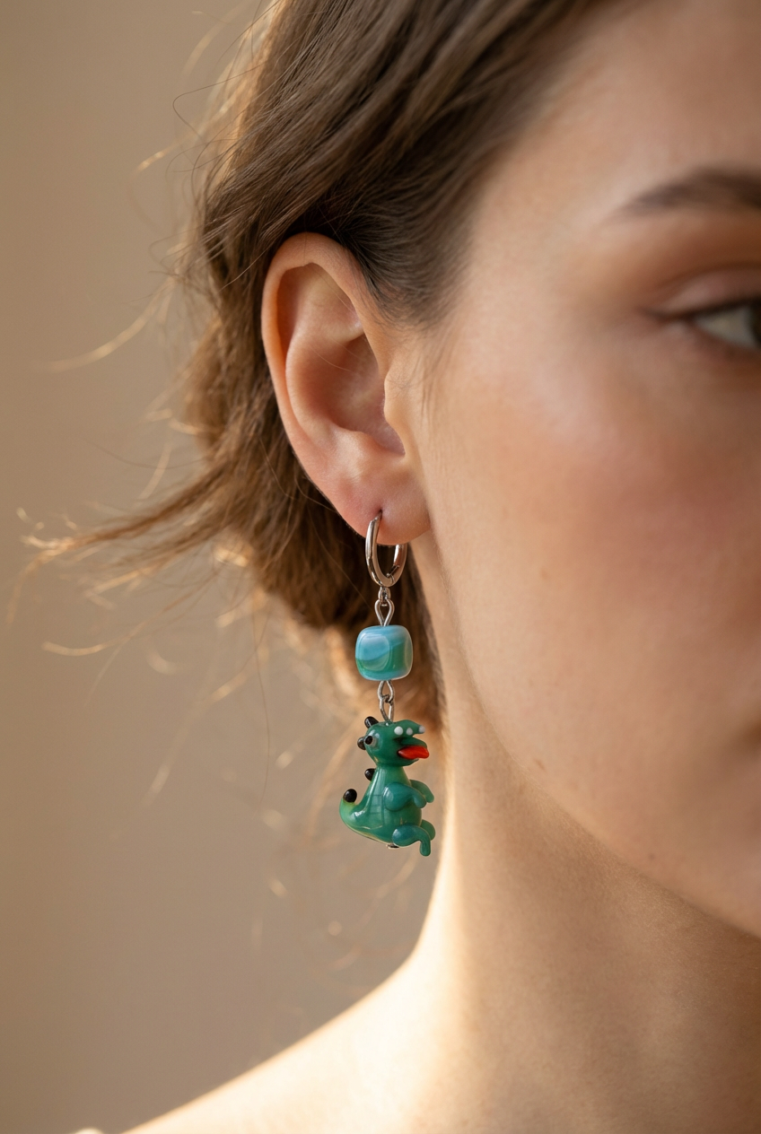 Dinosaurier Ohrringe