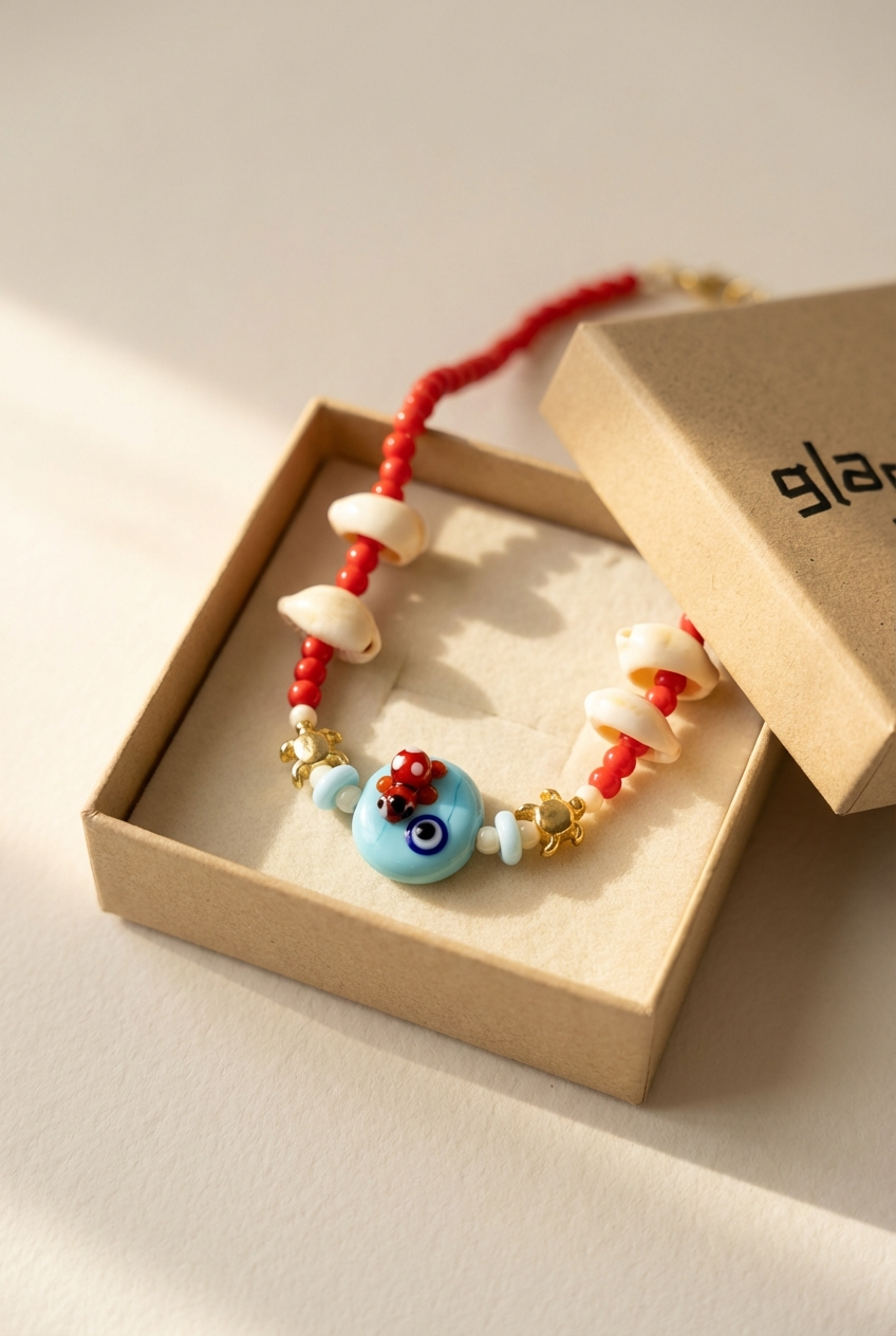 Schildkröte Glasperlenkette