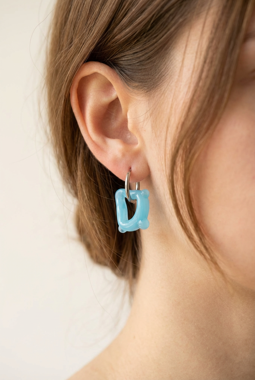 Ice Blue Ohrringe